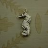 silver seahorse charm